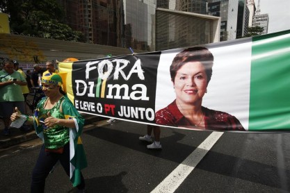 Continuan protestas contra la presidenta Dilma Rousseff