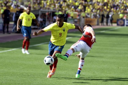 Revive en imágenes los primeros 45 minutos de Ecuador vs. Paraguay