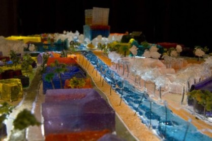 Una ciudad de gelatina