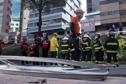 La explosión de un tanque de gas en Quito deja tres heridos