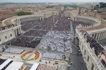 Canonización de Juan XXIII y Juan Pablo II en imágenes