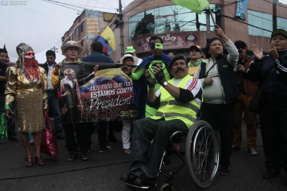 En Quito y Guayaquil se manifestaron por sus derechos en el Día del Trabajador