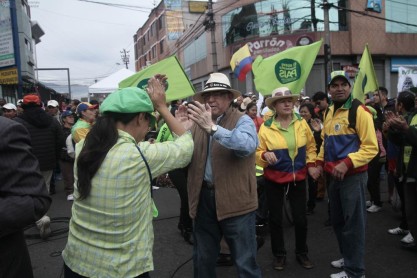 En Quito y Guayaquil se manifestaron por sus derechos en el Día del Trabajador