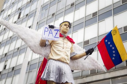 López se entrega a la Guardia Nacional Venezolana