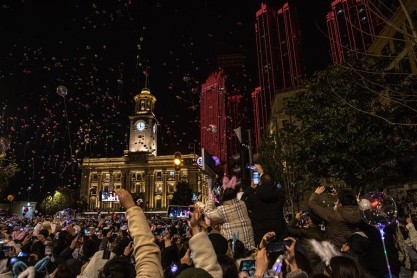 Así fue el fin de año en Wuhan