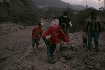 Efectos de la caída de ceniza del volcán Tungurahua