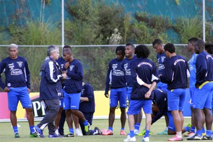 Preparación de la selección de fútbol