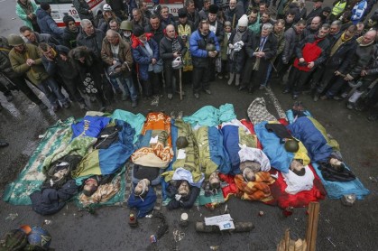 Al menos 70 muertos deja manifestaciones en Kiev
