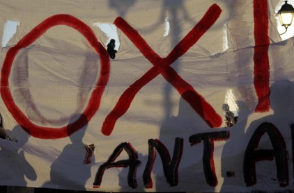 Continúan manifestaciones por crisis económica en Grecia