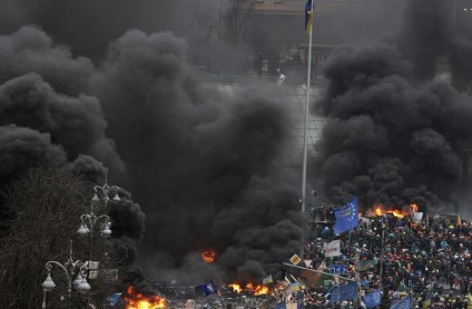 Al menos 70 muertos deja manifestaciones en Kiev