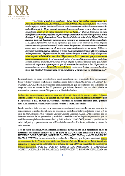 Narcofiesta en Vía a la Costa: Juez ordenó que Celso Moreira, alias Feder, y otros 13 procesados salgan de la cárcel mientras esperan juicio