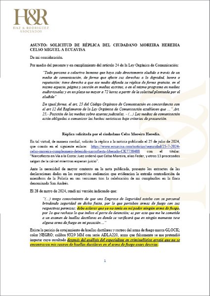 Narcofiesta en Vía a la Costa: Juez ordenó que Celso Moreira, alias Feder, y otros 13 procesados salgan de la cárcel mientras esperan juicio