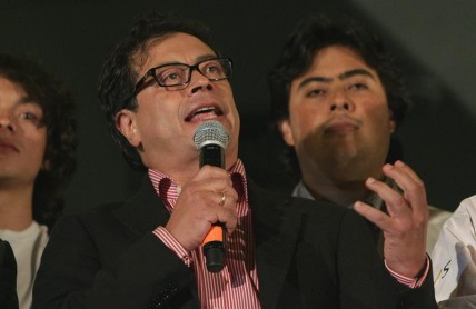 Concentración de respaldo a Gustavo Petro, alcalde de Bogotá