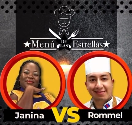 Janina y el Chef Rommel se enfrentaron en la cocina de En Contacto