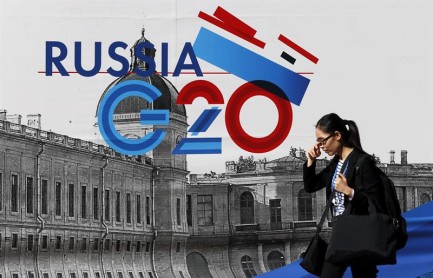 Líderes mundiales llegan a Rusia para la cumbre del G20