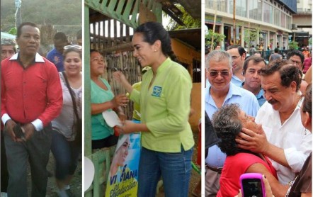 Candidatos a la alcaldía de Guayaquil recorren la urbe a mitad del periodo electoral