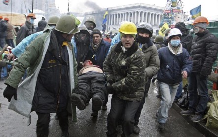 Al menos 70 muertos deja manifestaciones en Kiev