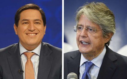 Andrés Arauz y Guillermo Lasso se enfrentan por primera vez esta noche en &#039;Ecuador debate 2021&#039;