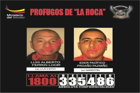 Dos de los 18 prófugos de La Roca regresaron a la cárcel
