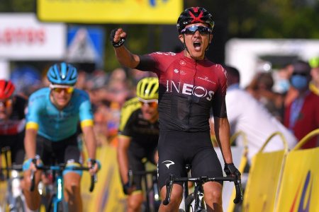 Richard Carapaz llega segundo en el arranque de la Vuelta a España