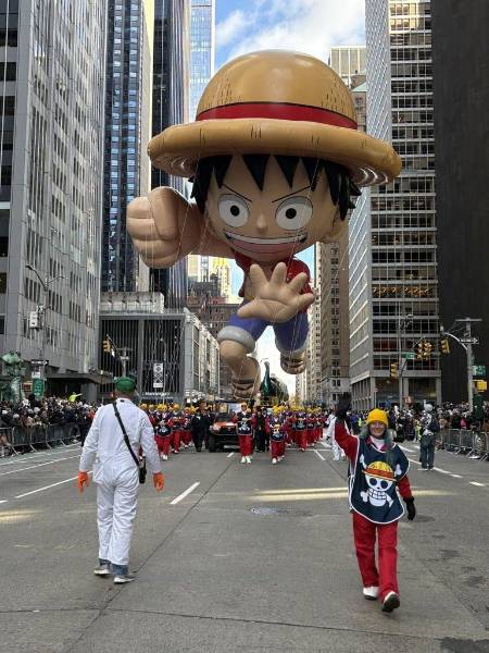 Imágenes del desfile de Macy’s que abrió el Día de Acción de Gracias en Nueva York.