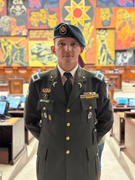 Marcelo Segovia en la Asamblea Nacional.