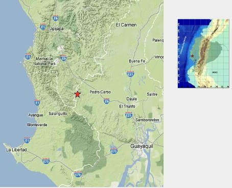 Seísmo de 5,1 grados se registra en provincia costera de Ecuador