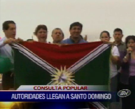 Autoridades y habitantes de La Concordia fueron recibidos en Sto. Domingo