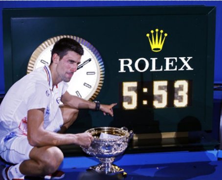 Final de Nadal y Djokovic, la más larga en la historia de Grand Slam