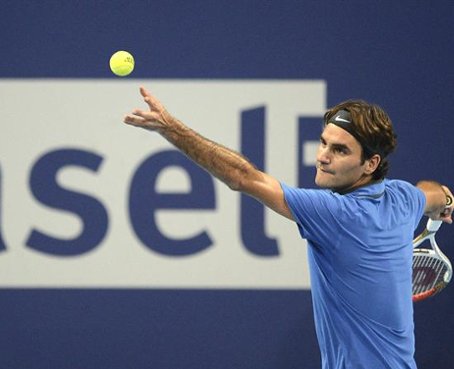 Federer inicia la conquista de su sexto título en Basilea