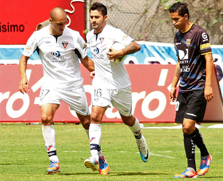 Liga de Quitó igualó 2 – 2 con Independiente José Terán