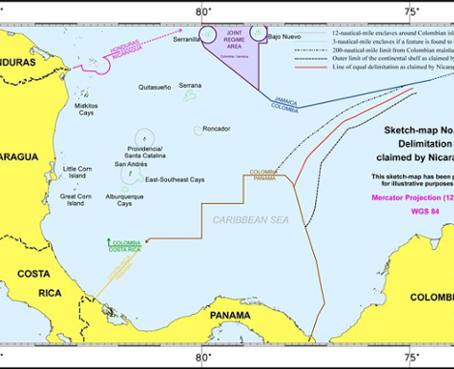 Cronología de la disputa territorial entre Colombia y Nicaragua