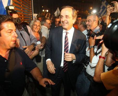 Conservadores ganan elecciones griegas con 94 por ciento escrutado