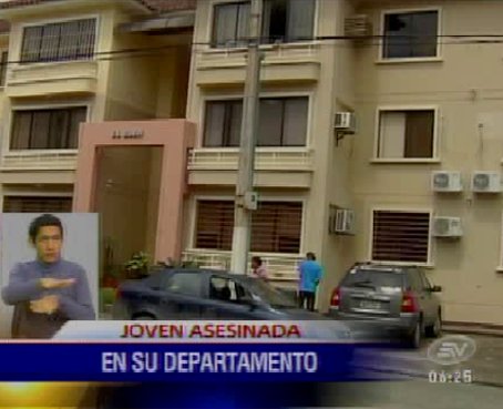 Asesinan a una joven mujer al interior de su departamento en Ceibos Norte
