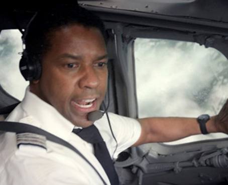 Denzel Washington nuevamente nominado al Oscar por ser un héroe en &#039;Flight&#039;