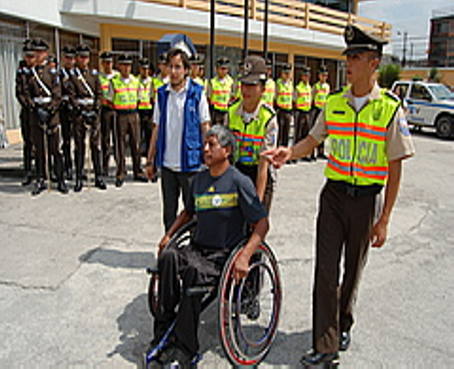 160 policías trasladarán a personas con capacidades especiales el día de las elecciones