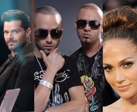 Wisin y Yandel graban 'Adrenalina' con Ricky Martin y J.Lo