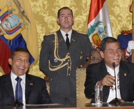 Correa y Humala se reunirán en el mes de febrero