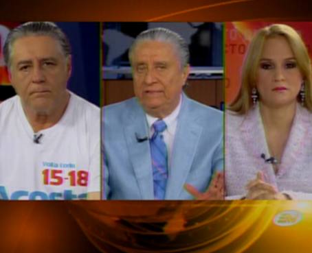 Debate entre Fernando Vega y Sylka Sánchez, candidatos a asambleístas