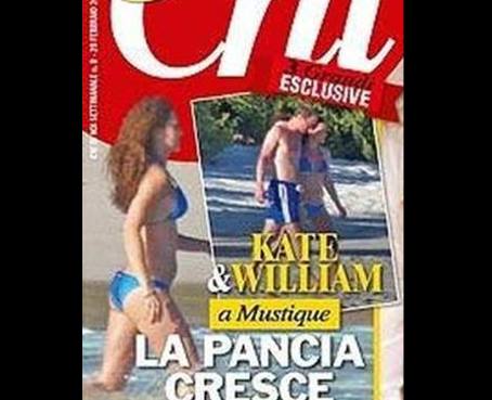 Fotos de Kate Middleton embarazada y en bikini causan escándalo
