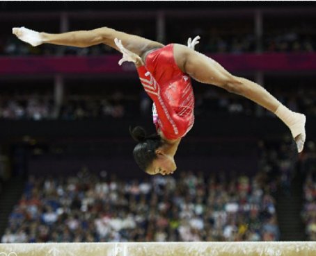 La ardilla voladora destaca la gimnasia estadounidense