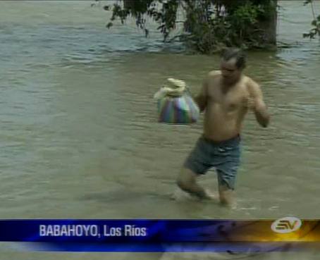 Lluvias en Los Ríos causan el desbordamiento de varias afluentes