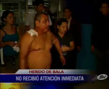 Autoridad del Hospital Guayaquil asegura que sí atendió a hombre herido