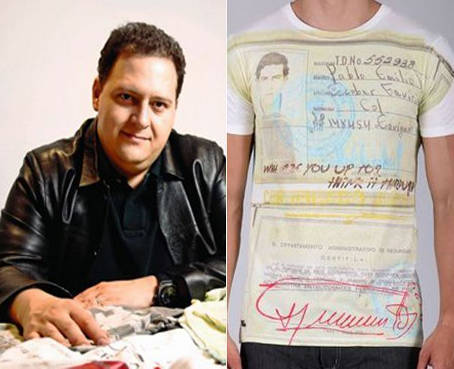 Hijo del narco Pablo Escobar crea polémica marca de camisetas sobre su padre