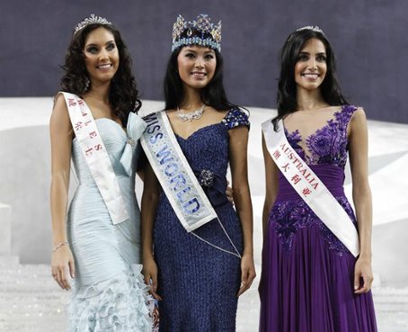 Representante de China gana en casa el concurso Miss Mundo 2012