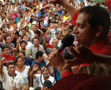 Lucio Gutiérrez cerró sus actividades proselitistas en la Costa