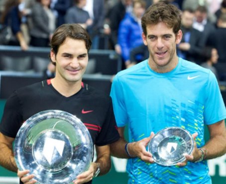 Federer impuso su ley en la final de Rotterdam ante Del Potro