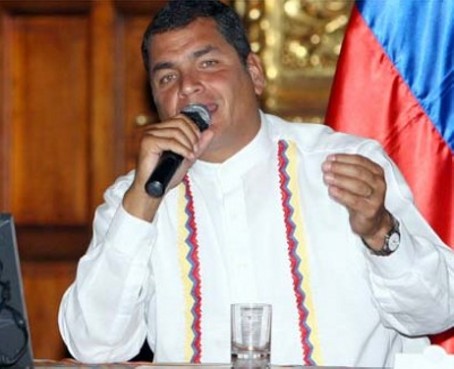 Correa señala no estar de acuerdo con asilo concedido a Carlos Pérez
