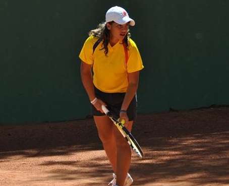 Doménica González en final de dobles del ITF Junior de Barranquilla