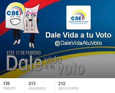 CNE habilita cuenta de Twitter para informar a votantes